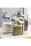 Premium Cereal Containers Set - 3Pcs Airtight Food Storage Bins with 2.8L Capacity, BPA-Free Plastic, Measuring Cup, and Pour Spout - Ideal for Cereals, Rice, and Dry Goods
