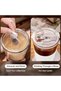 Axooms Glass Coffee Cups with Straw and Sleeve, 2-Pack 450ML Can Shaped Glass Tumblers with Lid, Reusable Leakproof Travel Mugs for Milk, Juice, Iced Coffee - (Set of 2, White, 450ml) - 5