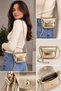 Women's Knotted Adjustable Long Strap Hand and Shoulder Bag - 3