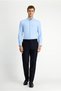 Techno-Line Long Sleeve Regular Fit Lycra Buttoned Collar Shirt
