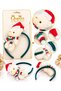 New Year's and Christmas Plush Teddy Bear with a Hat and a Green Velvet Crown for Kids, Adults, and Women - 2