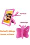 iPad 6th Generation Case for Kids, iPad 9.7 inch Case, Light Weight Shockproof EVA Foam Protective Tablet Stand Cover Holder for Apple iPad Air/Air 2 iPad 9.7 2017/2018 - Cute Butterfly,Pink - 3