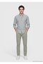 Khaki Regular-Fit Woven Classic Shirt - 3