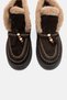 SANDY Brown Suede Genuine Leather Fur-Trimmed Tasseled Women's Boots - 4