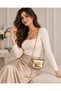 Women's Knotted Adjustable Long Strap Hand and Shoulder Bag
