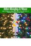 4ft / 5ft / 6ft / 7ft / 8ft / 10ft Dense Slim Pencil Christmas Tree, Pre-strung Adjustable LED Lights, Flame Retardant PVC Foliage, Sturdy Metal Base, Small Corner Holiday Decor - 3