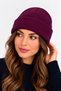 Unisex Fold-Over Knit Beanie – Plain-Knit Winter Casual Beanie