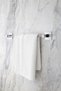 Checked Adhesive-Backed Long Towel Holder / Paper Towel Holder / Toilet Paper Holder 3-Piece Bathroom Set - 2
