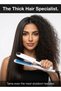 Wide Plate Hair Straightener, Professional Ceramic Flat Iron with LCD Display, Adjustable Temperature Negative Ions Hair Iron, 360° Swivel Cord for Thick Long Hair Home Salon Styling - 5