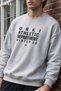 Athletic Department Typographic-Printed Heather Gray Unisex Oversized Sweatshirt - 3