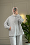 9290 - Stylish and Comfortable 2-Yarn Hooded Casual Women's Set - 2