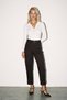 Bitter Coffee Belt Detail Trousers with Detailed Design - 2