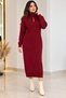 Women's Chic and Elegant Full-Length Knit Dress