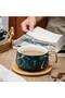 Marble Coffee Mug - 300ml - Green - 2