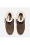 Women's Nubuck Lace-Up Boots with Fur-Lined Interior, Winter, Thick Platform Sole, Textured, Casual, Outdoor TB0A2PU6W011 - 5