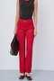 Red Boy Fit Raw Hem Jeans - 2