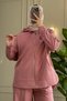9290 - Stylish and Comfortable 2-Yarn Hooded Casual Women's Set - 3