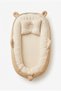 Teddy Bag-Like Babynest 2-Layer Portable Baby Bed with Muslin Inner Surface - 6
