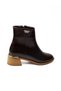 555 Brown Women's Heeled Boots - 2