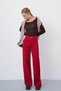 Women's High-Waisted Jeans Palazzo Pants