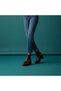 Women's Coffee-Colored Leather Zip-Up Boots with Rubber Accents and a Zip Detail - 4