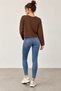 Thick-Textured Modal V-Neck Short Blouse MY3535 - 3