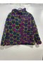 Women's Italian Spiral-Patterned Felt Coat with Buttons and Pockets - 3