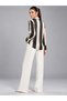 ALFATEKS Women's Satin Shirt, Long-Sleeved, Drapey, Relaxed Fit, Classic Collar, Button-Down - 2