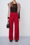 Women's High-Waisted Jeans Palazzo Pants - 6