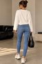 Thick-Textured Modal V-Neck Short Blouse MY3535 - 3