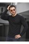 Lgg Highway Slim-Fit Crew Neck Long-Sleeve Textured Casual T-Shirt / Sweatshirt - 2