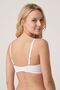Women's Ecru Micro Non-Padded Bra - 3