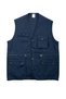 Thick Gabardine Vest with Multiple Pockets - 2
