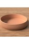 Ribbed Catch-All Bowl 17.6 cm, Round Japandi Decorative Dish for Keys, Modern Valet Tray, Terracotta - 5
