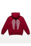 TREND Y2K / Vintage Retro ANGEL WINGS Oversized 3-Strand Brushed Inside Angel Wing Stone-Printed Sweatshirt