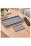 Sofa Tray Organizer with Anti-Tip Fin, Couch Cushion Table for Drinks, Remote and Phone - 5
