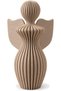 Modern Angel Figurine 13 cm, Ribbed Minimalist Guardian Angel Statue, Sympathy and Remembrance Gift