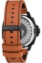 'Tokyo' Men Watch, 44mm case, Stainless Steel case, Leather Strap, Black/Blue/Orange dial (AJ.161.38.126) - 3