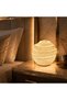 Coral Table Lamp, USB Bedside Night Light with Warm Ambient Glow, Living Room & Shelf, Ivory