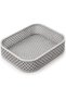 Honeycomb Mesh Catch All Tray, Geometric Open Lattice Valet Dish for Keys Coins and Jewelry, Marble