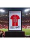 Wayne Rooney No. 10 Collectible Jersey Frame, 23 x 15 cm, Red Football Shirt Decor for Desk & Shelf - 5