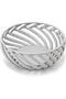 Spiral Lattice Decorative Bowl, 23 cm Modern Geometric Centerpiece for Dining Table, Marble