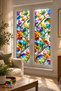 Stained Glass Patterned Self-Adhesive Window Film - 2