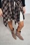 Dark Beige Suede Pointed Toe Thick Heel Women's Boots