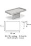 Sofa Tray Organizer with Anti-Tip Fin, Couch Cushion Table for Drinks, Remote and Phone - 6