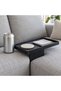 Sofa Tray Organizer with Anti-Tip Fin, Couch Cushion Table for Drinks, Remote and Phone - 2