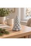 Bubble Christmas Tree Figurine 15 cm, Modern Textured Tabletop Tree Decoration for Mantel, Marble - 3