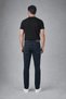 Navy Denim Zipper-Front Washed Jeans - 4