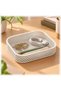 Honeycomb Mesh Catch All Tray, Geometric Open Lattice Valet Dish for Keys Coins and Jewelry, White - 3