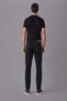 Anthracite Denim Zipper-Front Washed Jeans - 5